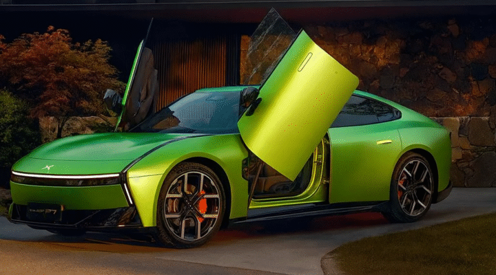 XPENG P7 electric car in Nigeria